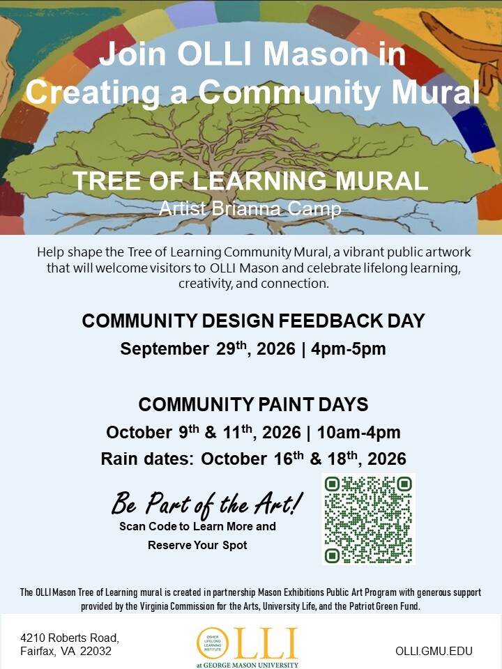 Community Paint Day with OLLI Mason