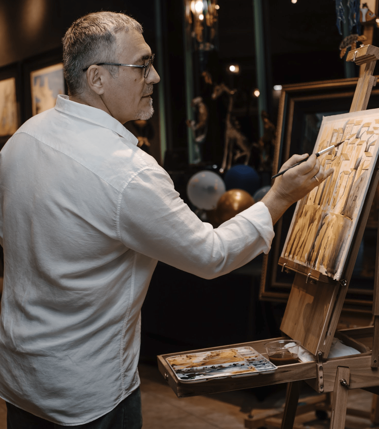 ALEXEI BUTIRSKIY: LIVE Painting at Nepenthe Gallery