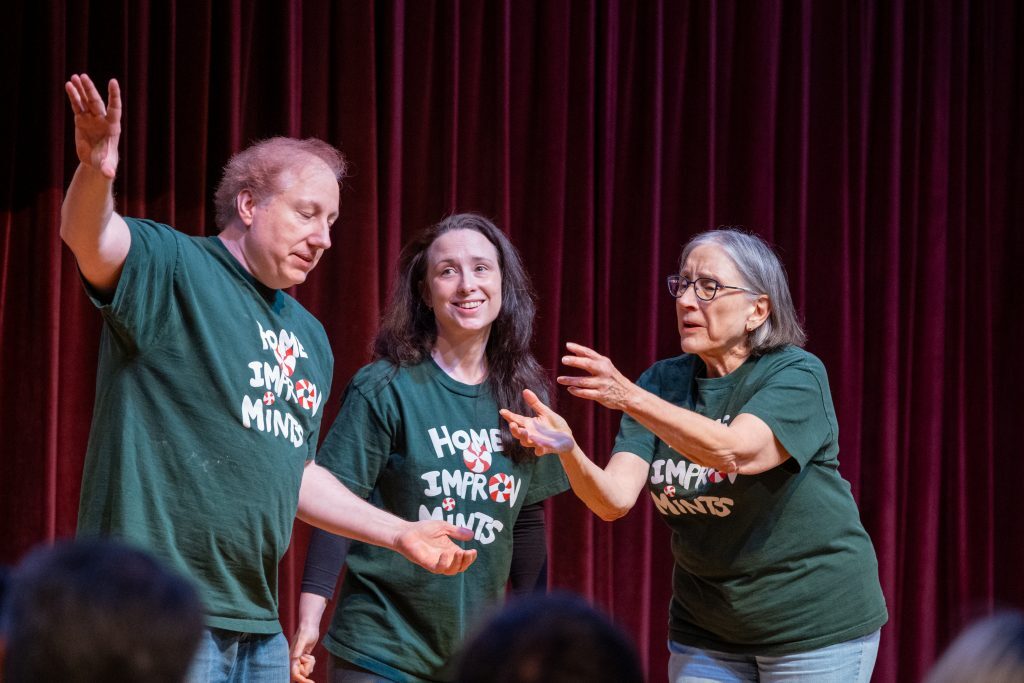 improv team performing