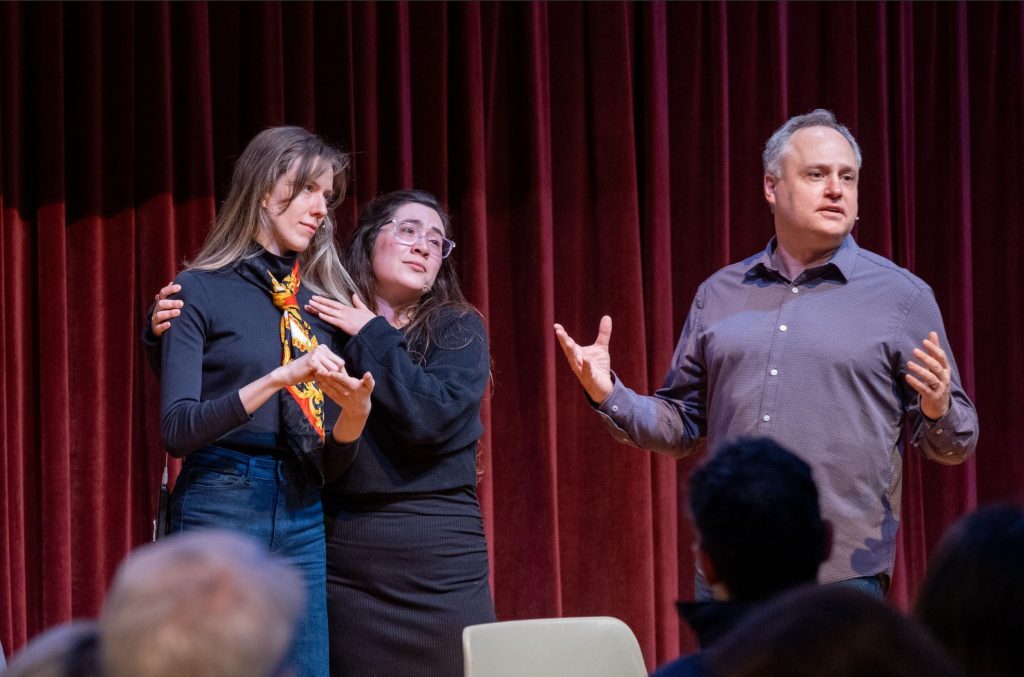 improv team performing