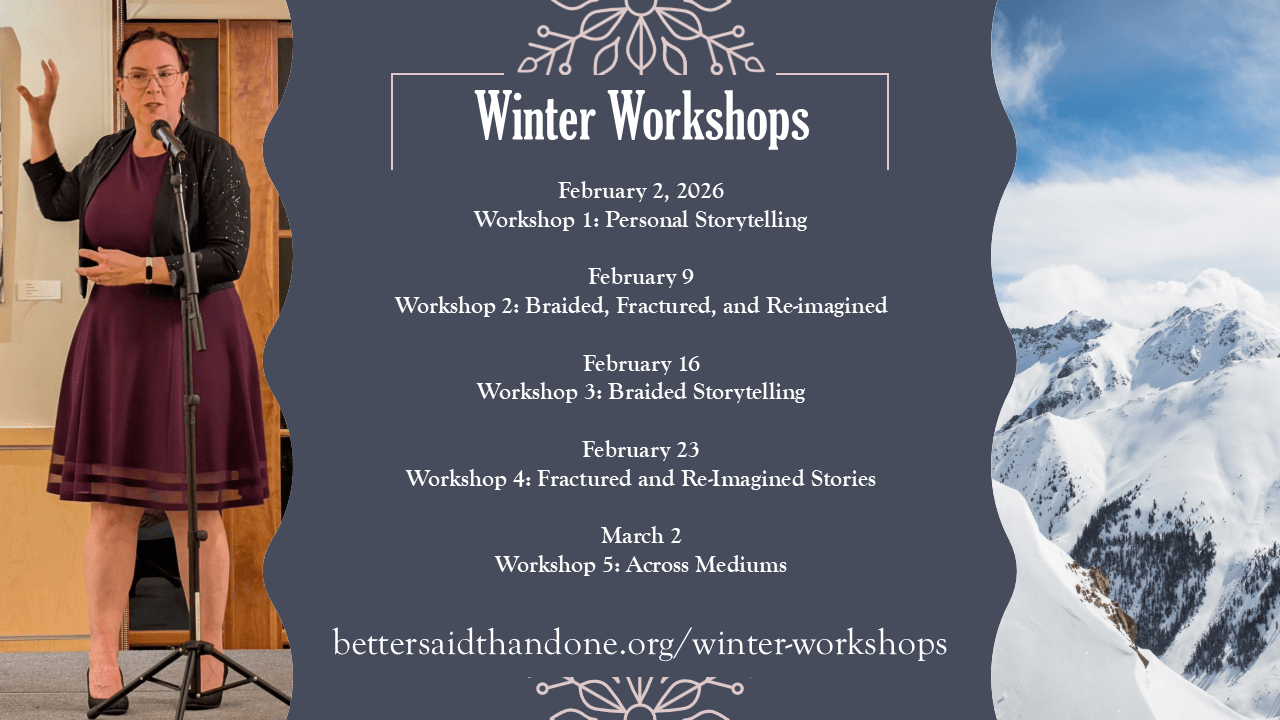 Winter Storytelling Workshops Online