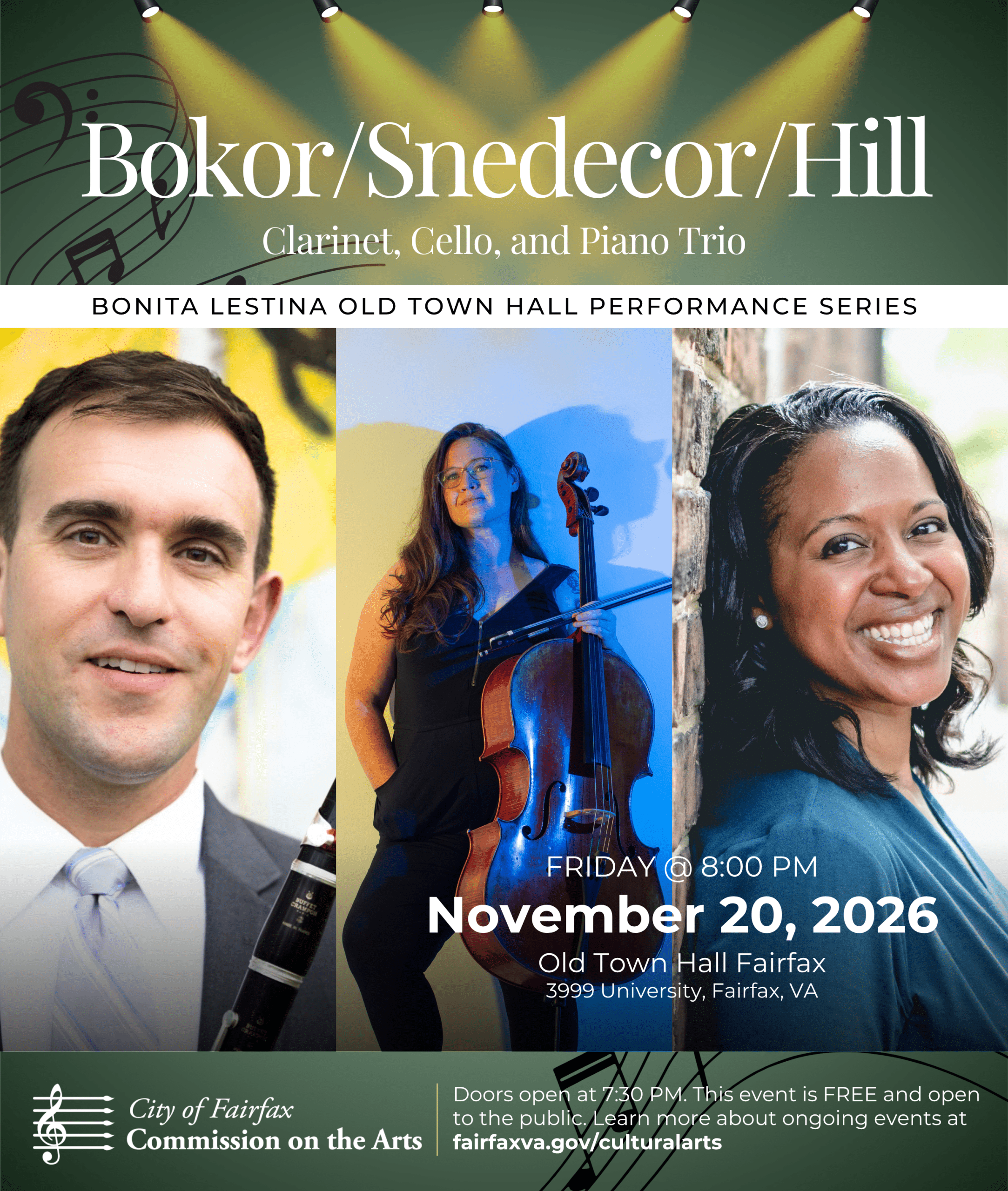 Bokor/Snedecor/Hill in concert!