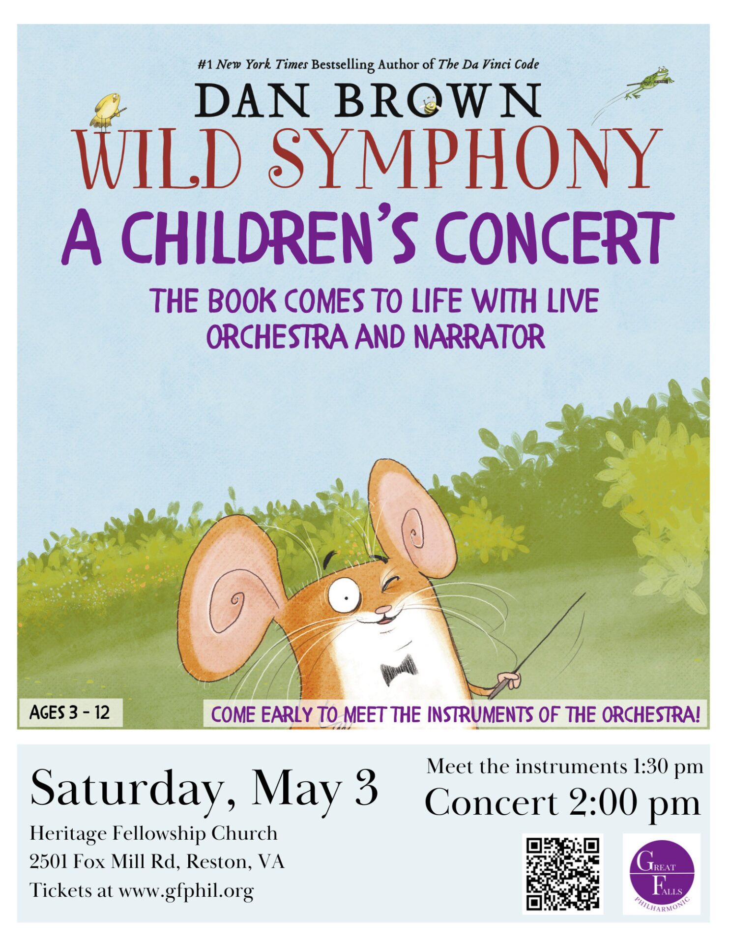 Wild Symphony! Great Falls Philharmonic Children’s Concert