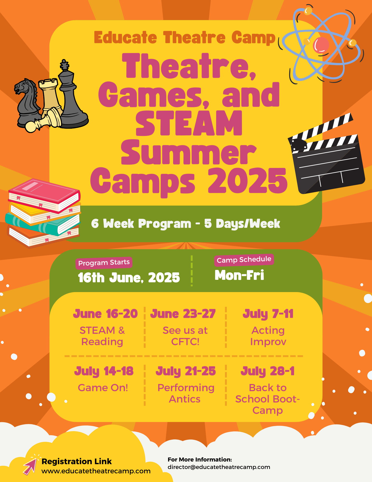 Educate Theatre Camp Inclusive Acting Improvisation Summer Camp