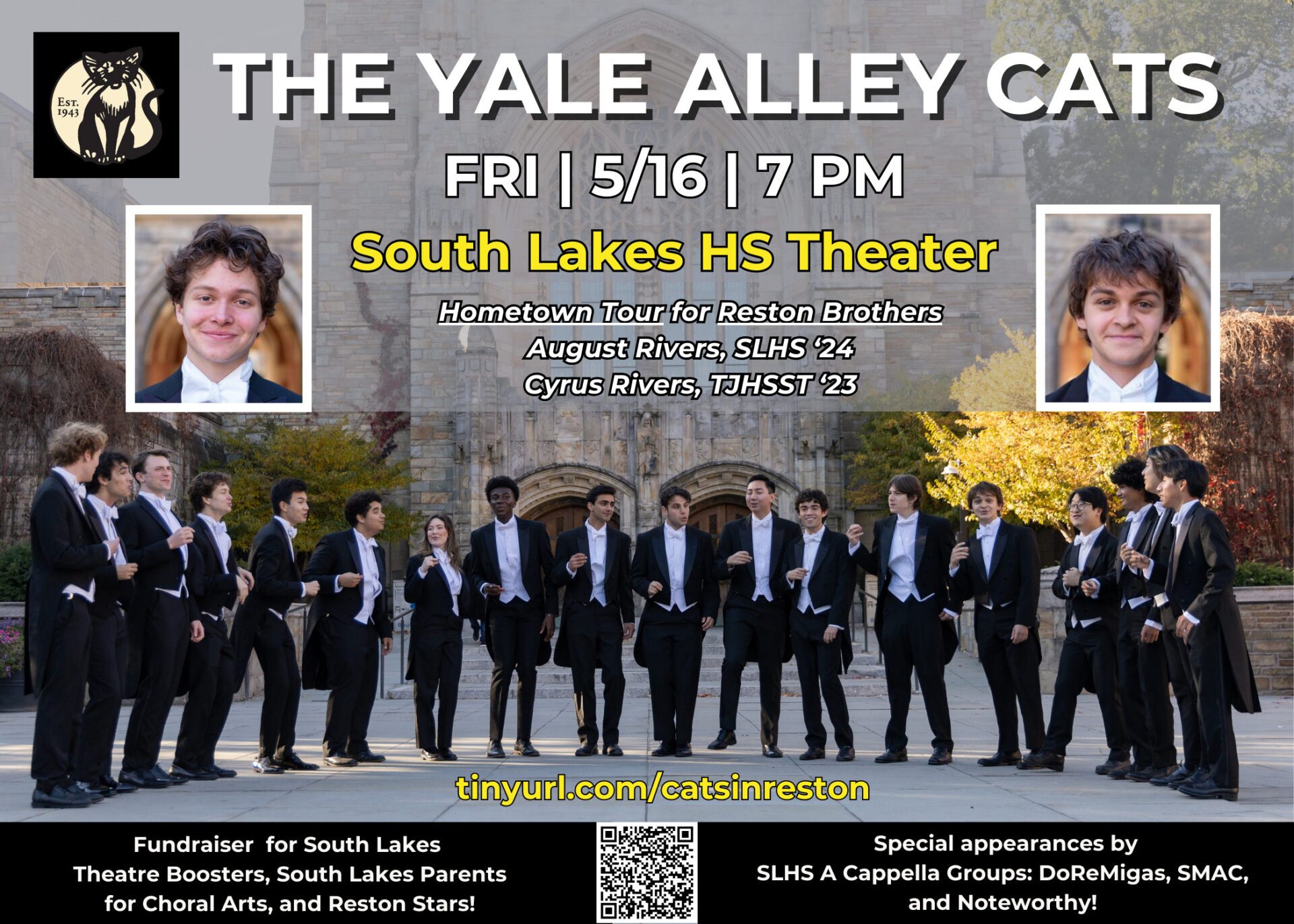 Yale Alley Cats A Cappella Community Fundraiser in Reston