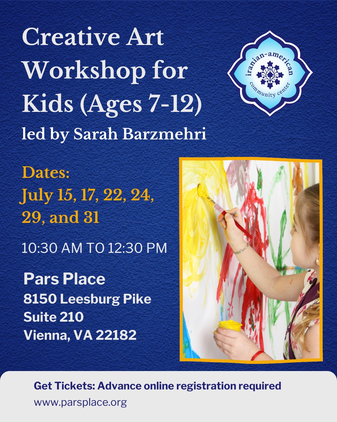Creative Art Workshop for Kids (Ages 7-12)