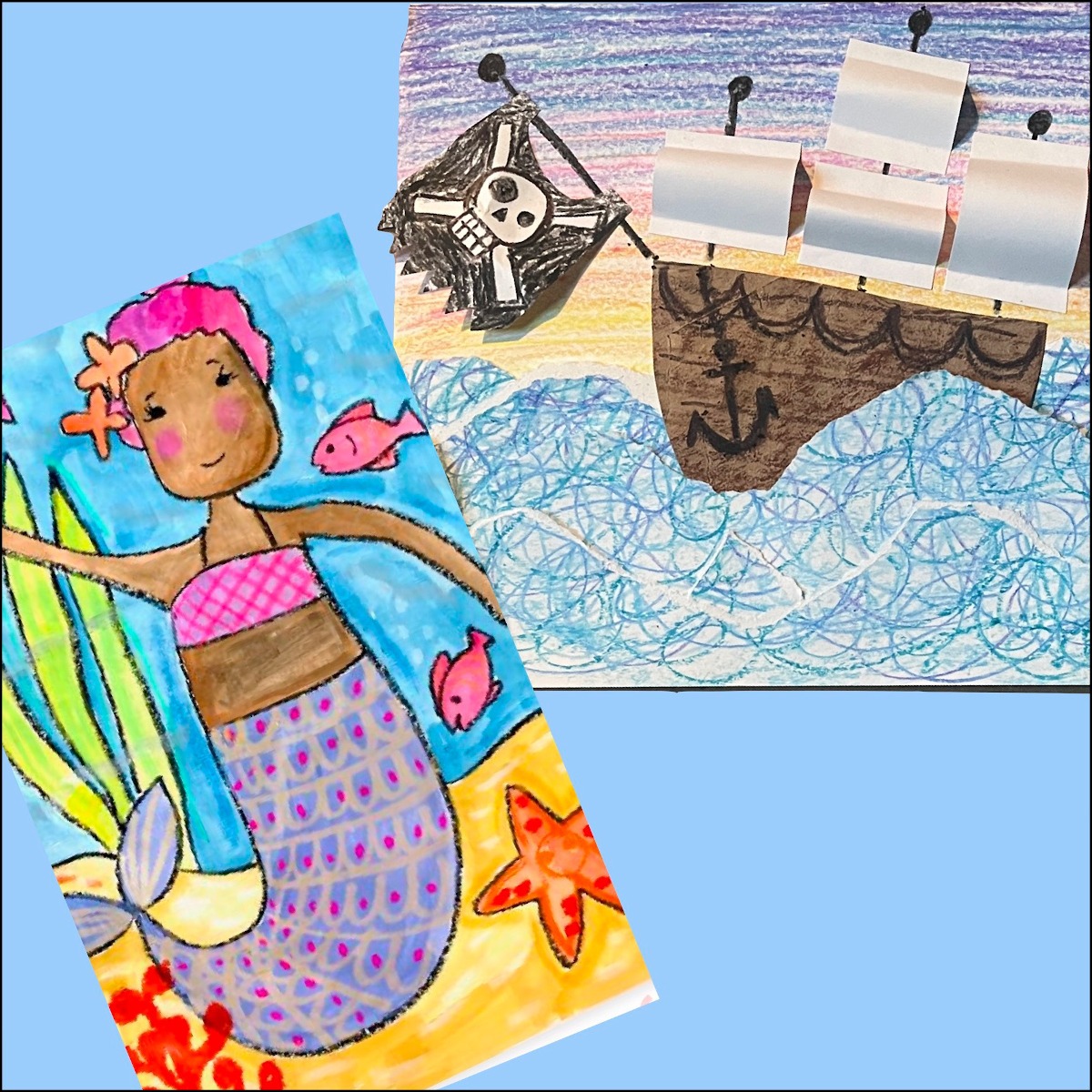 Pirate Ships and Mermaids Workshop (All Ages; Register by 6/18)