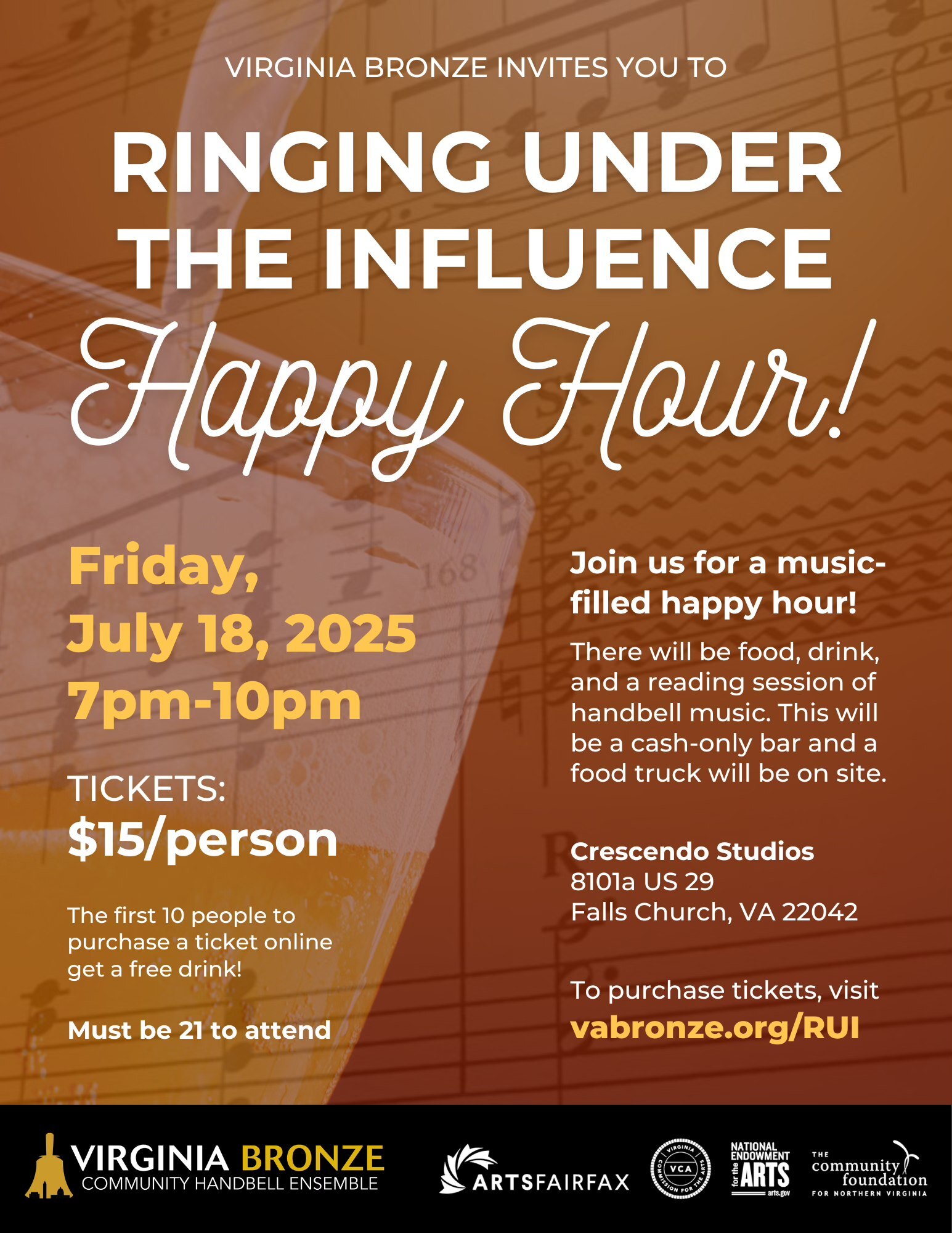Ringing Under the Influence Handbell Happy Hour