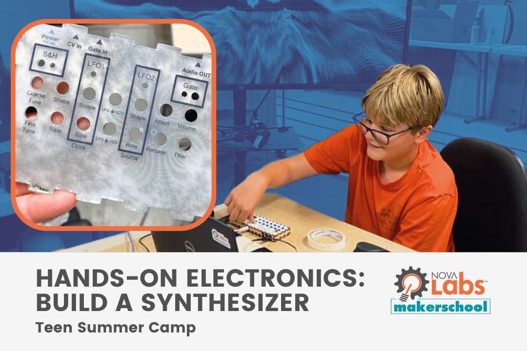 Hands-On Electronics: Build a Synthesizer Camp [Teens 13+]