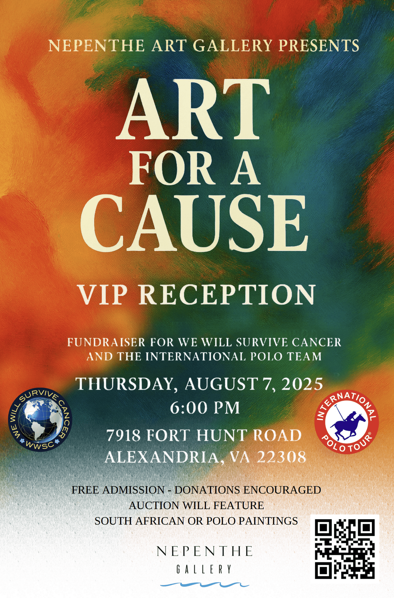 “We Will Survive Cancer” Benefit at Nepenthe Gallery