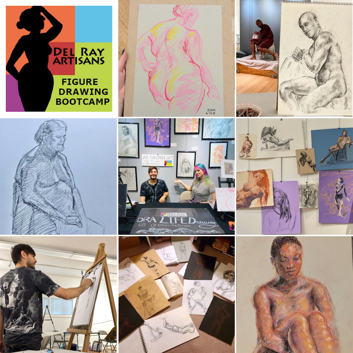 Figure Drawing Bootcamp 2025 at Del Ray Artisans