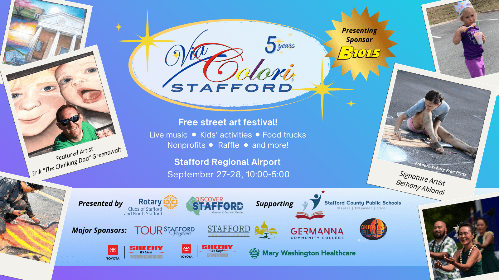 5th Annual Via Colori® Stafford Street Art Festival