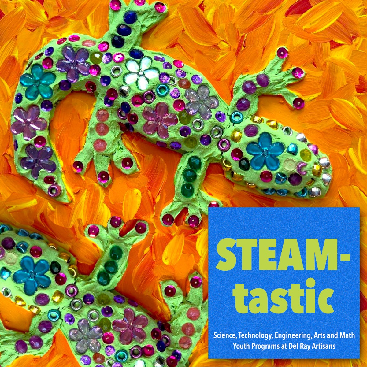 STEAM-tastic: Gaudi Mosaic Lizard (All Ages; Register by 10/1)