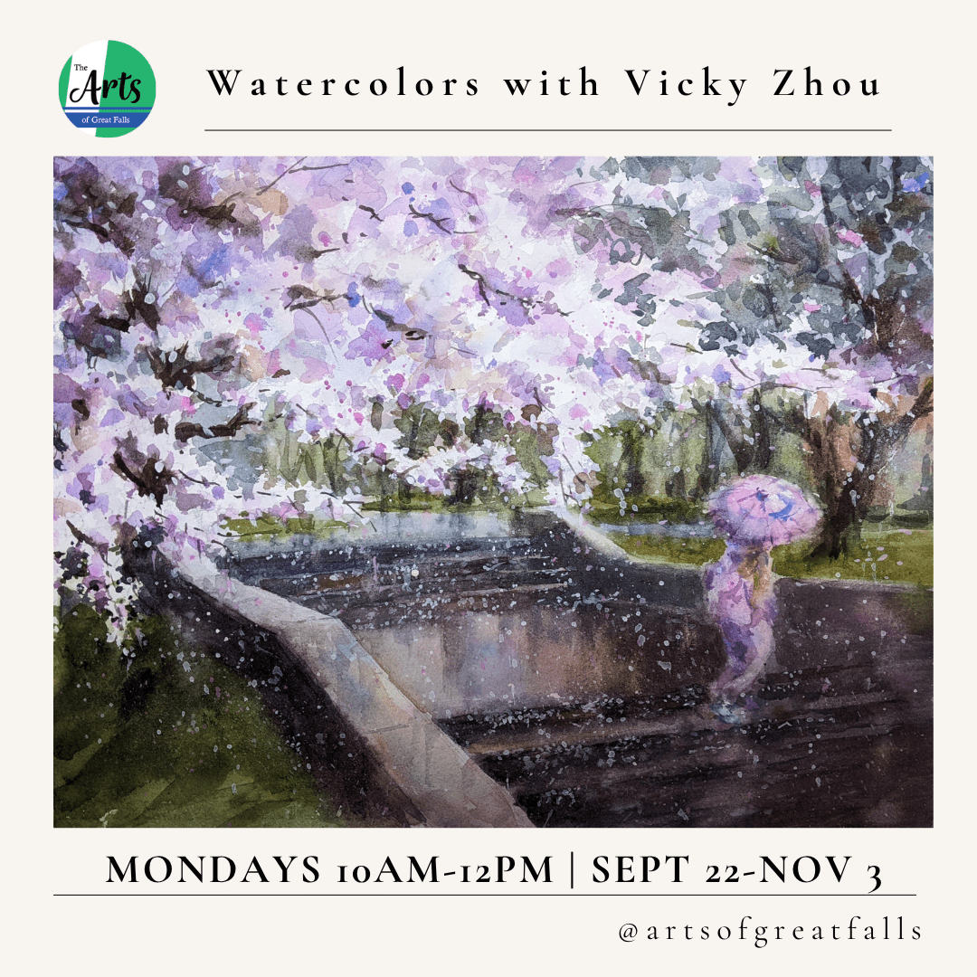 Watercolors with Vicky Zhou
