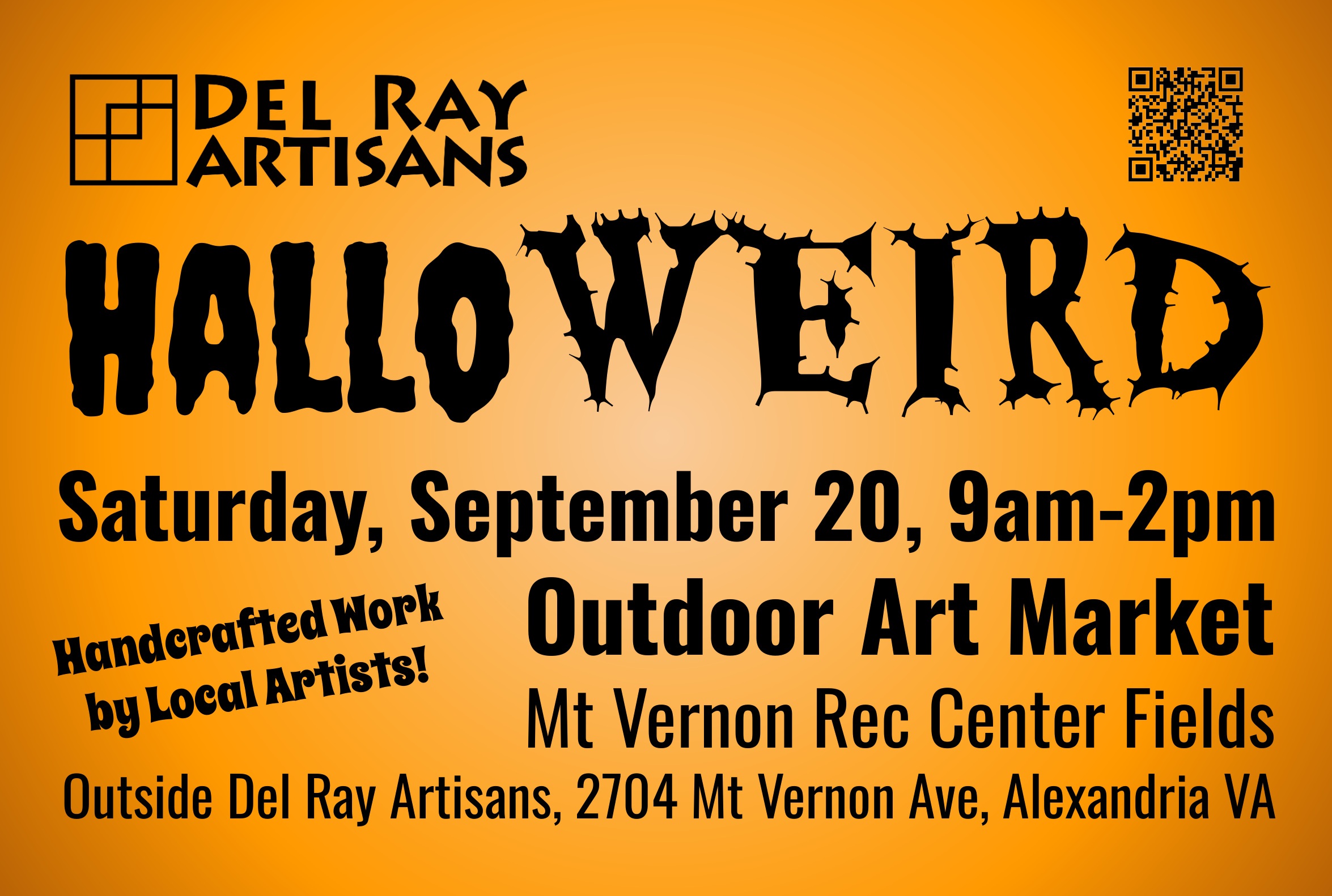 Del Ray Artisans’ HalloWEIRD Art Market 2025