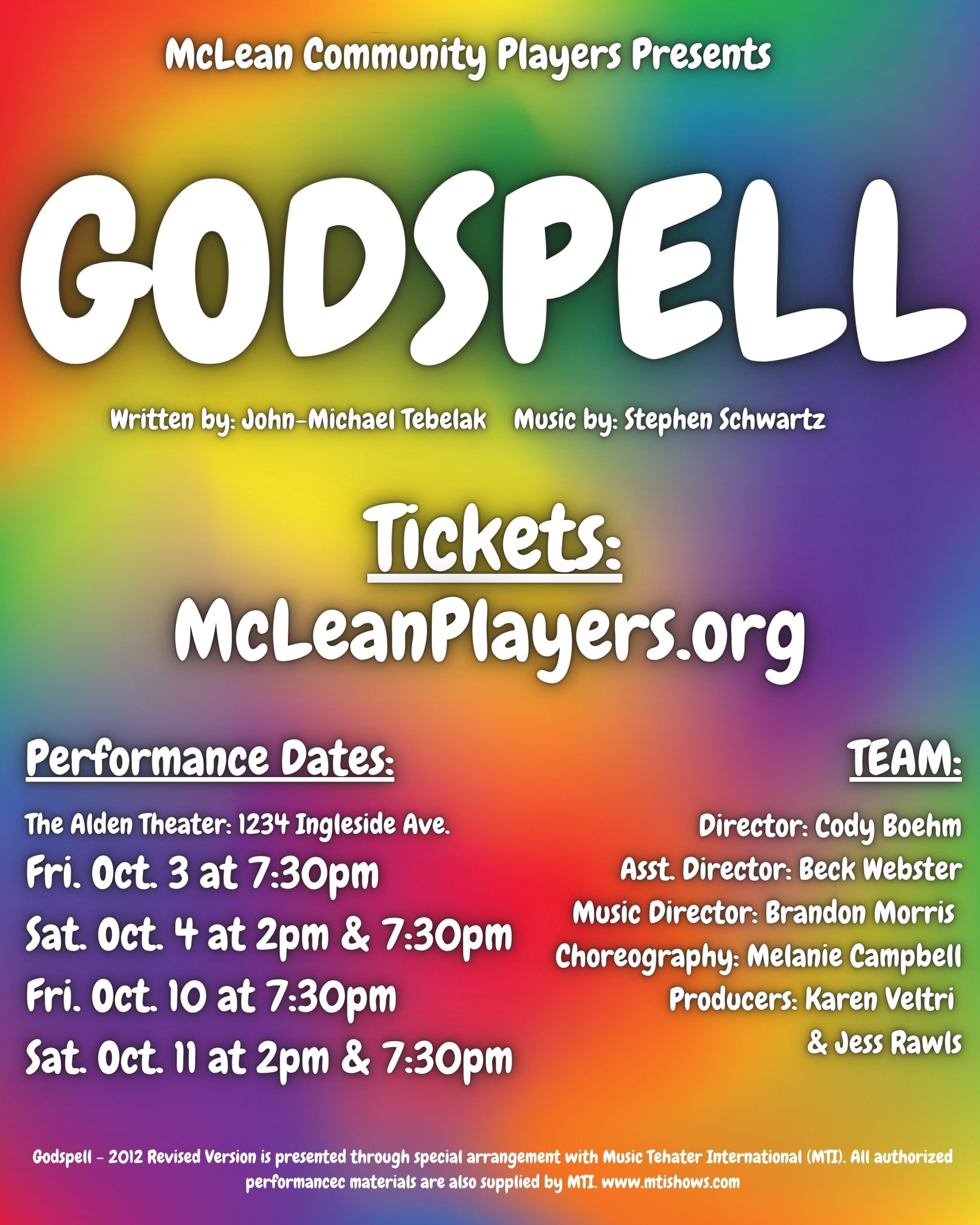 McLean Community Players’ Godspell