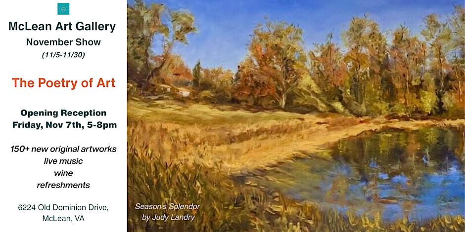 McLean Art Gallery Presents “The Poetry of Art”
