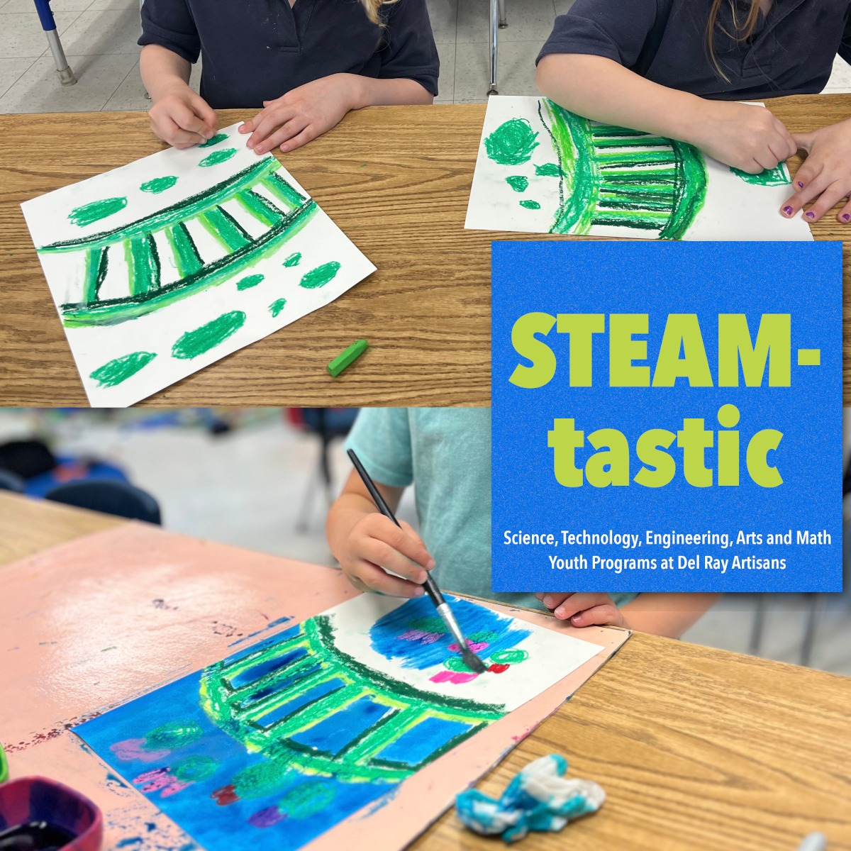 STEAM-tastic: Monet-Inspired Bridge Workshop (All Ages; Register by 11/18)