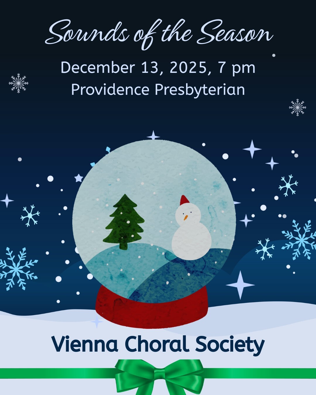 Vienna Choral Society presents Sounds of the Season