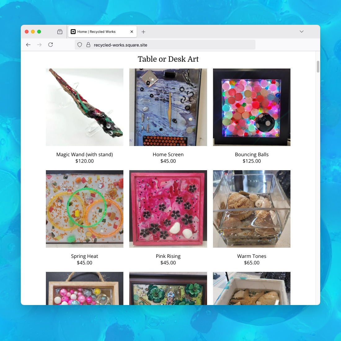 Create an Artwork Sales Website with Square (Register by 1/7)
