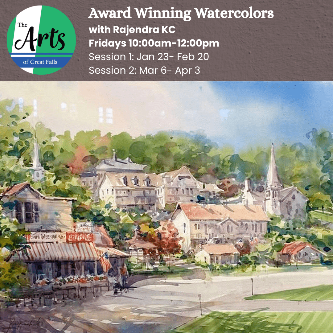 Award Winning Watercolors with Rajendra KC