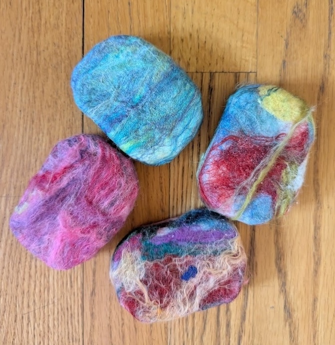 Class: Wool Felting Around a Soap Bar