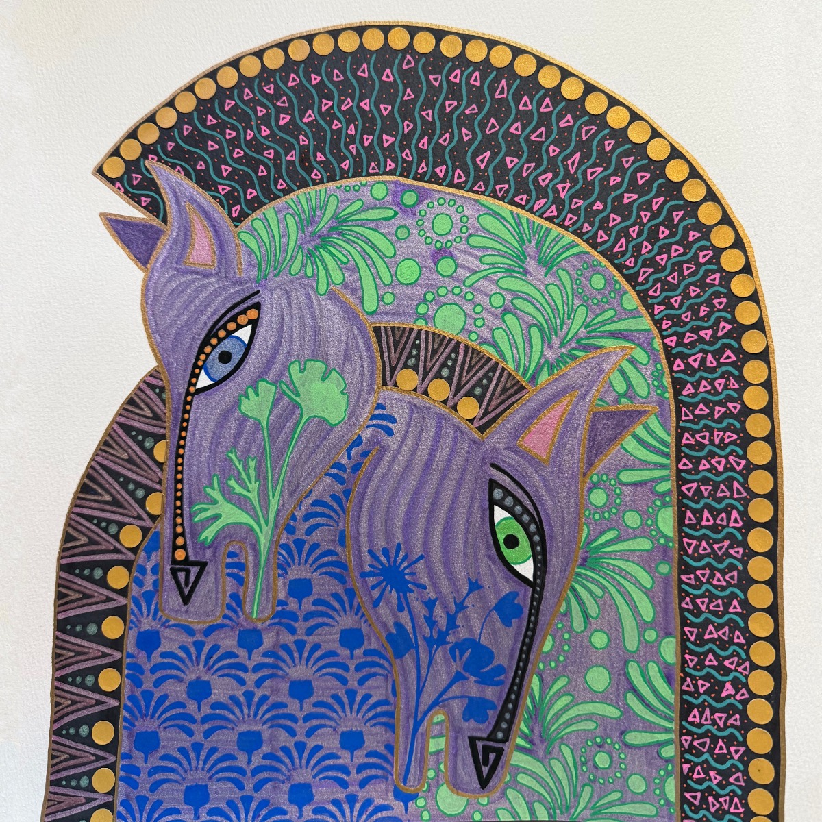 Laurel Burch Inspired Horses Workshop (Family-friendly; Register by 2/18)