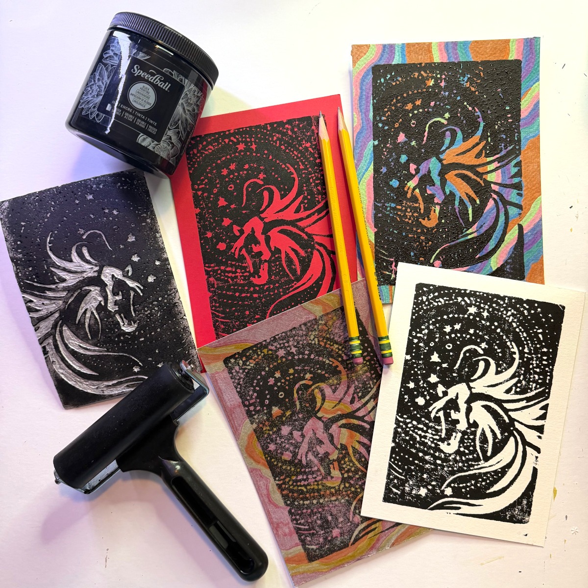 Lunar New Year Block Printing Workshop (Family-friendly; Register by 2/13)