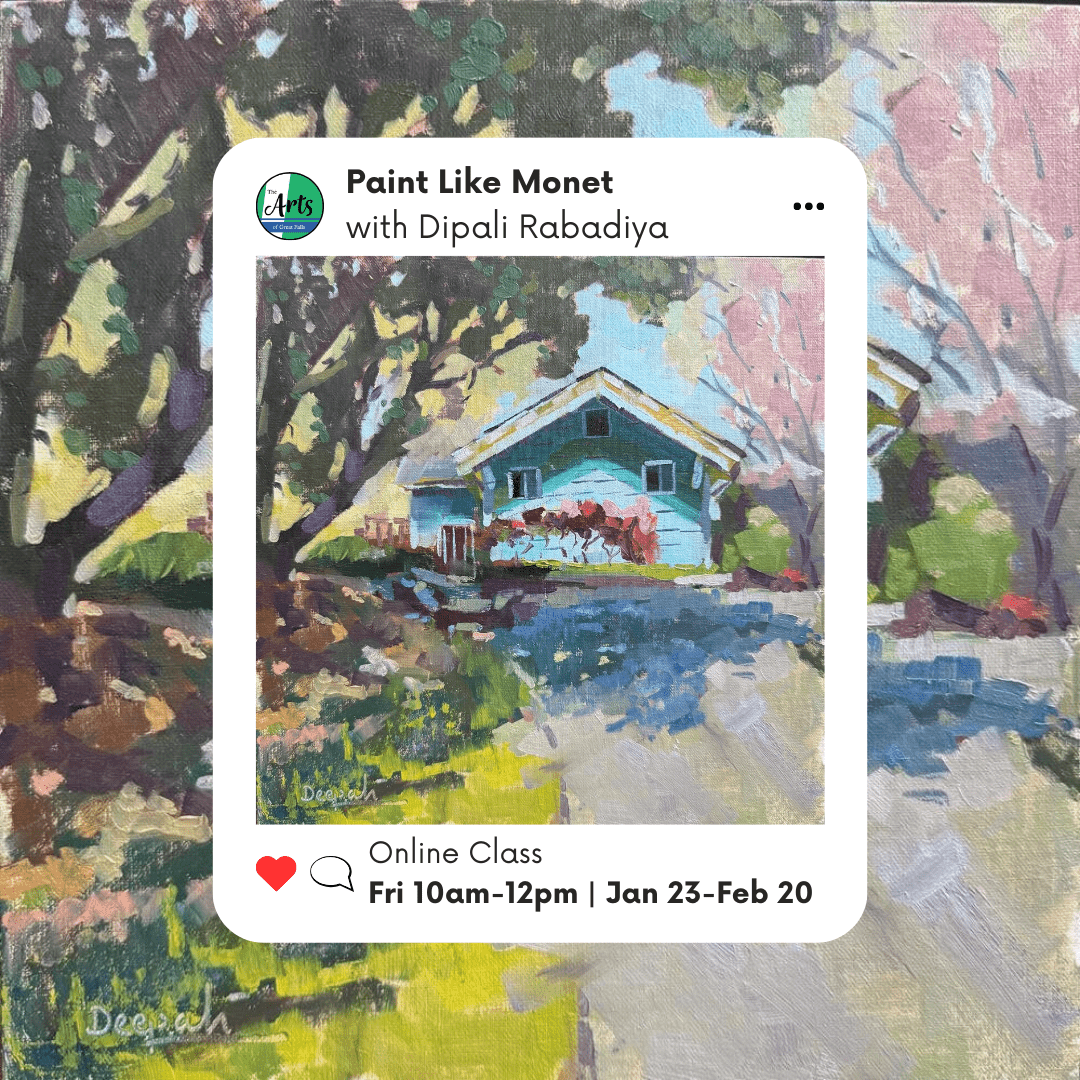 Paint Like Monet with Dipali Rabadiya (Online)