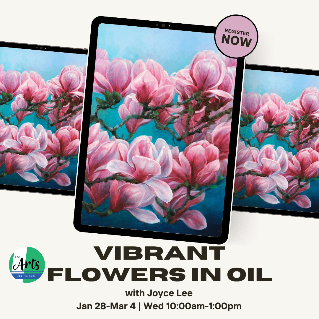 Vibrant Flowers in Oil with Joyce Lee
