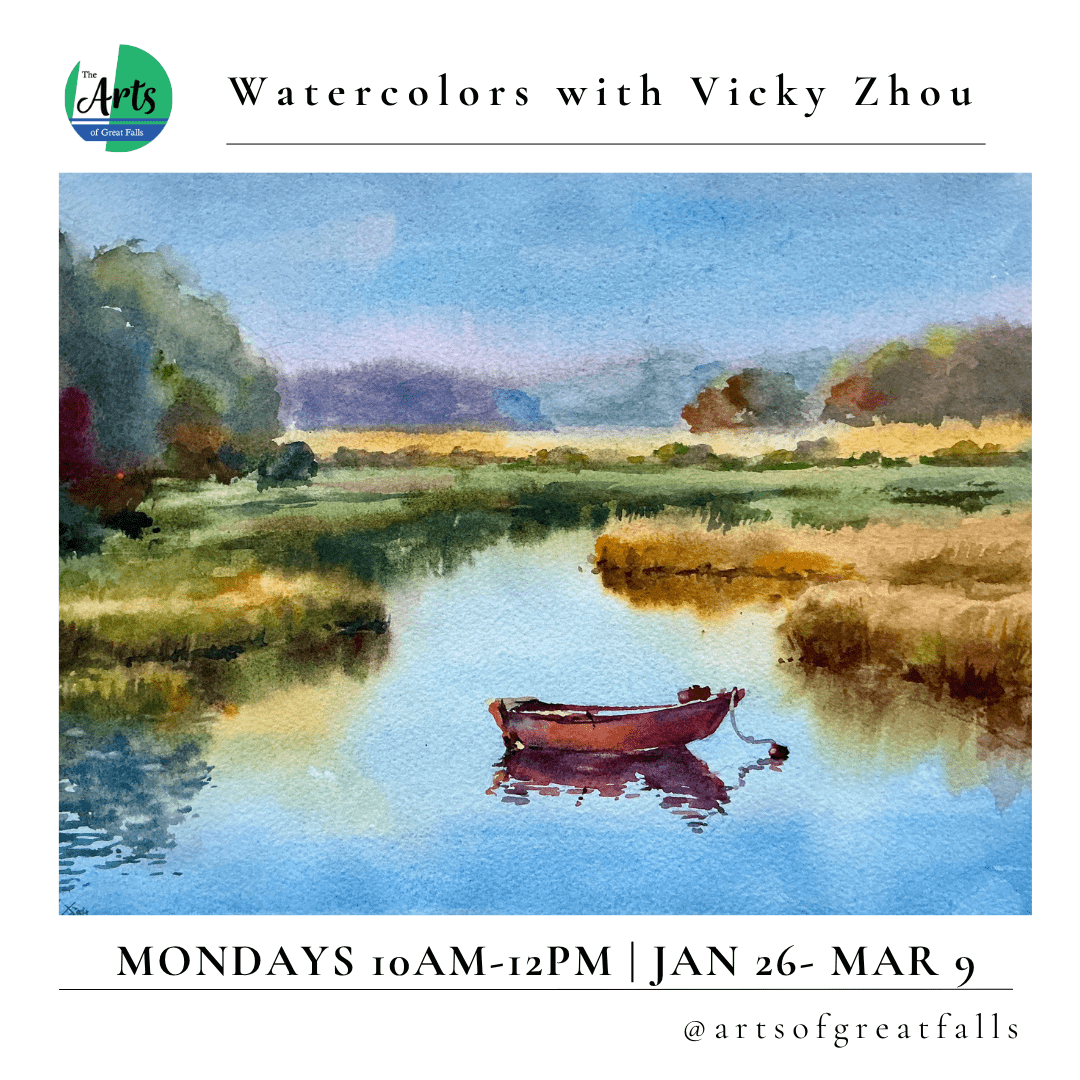 Watercolors with Vicky Zhou