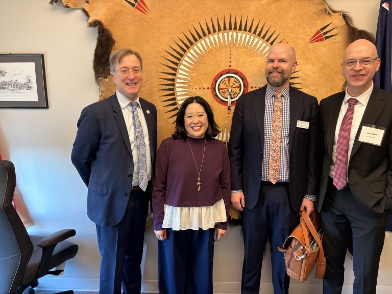 Delegate Paul Krizek, Allison Mui, Damon Effingham, Stuart Holt