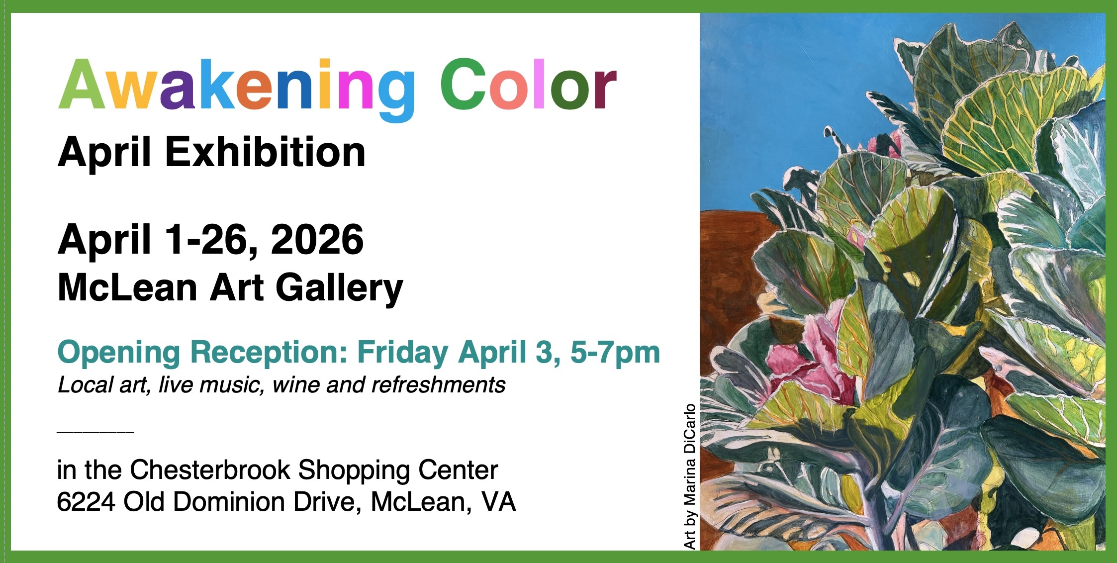 “Awakening Color” Exhibition Opening Reception