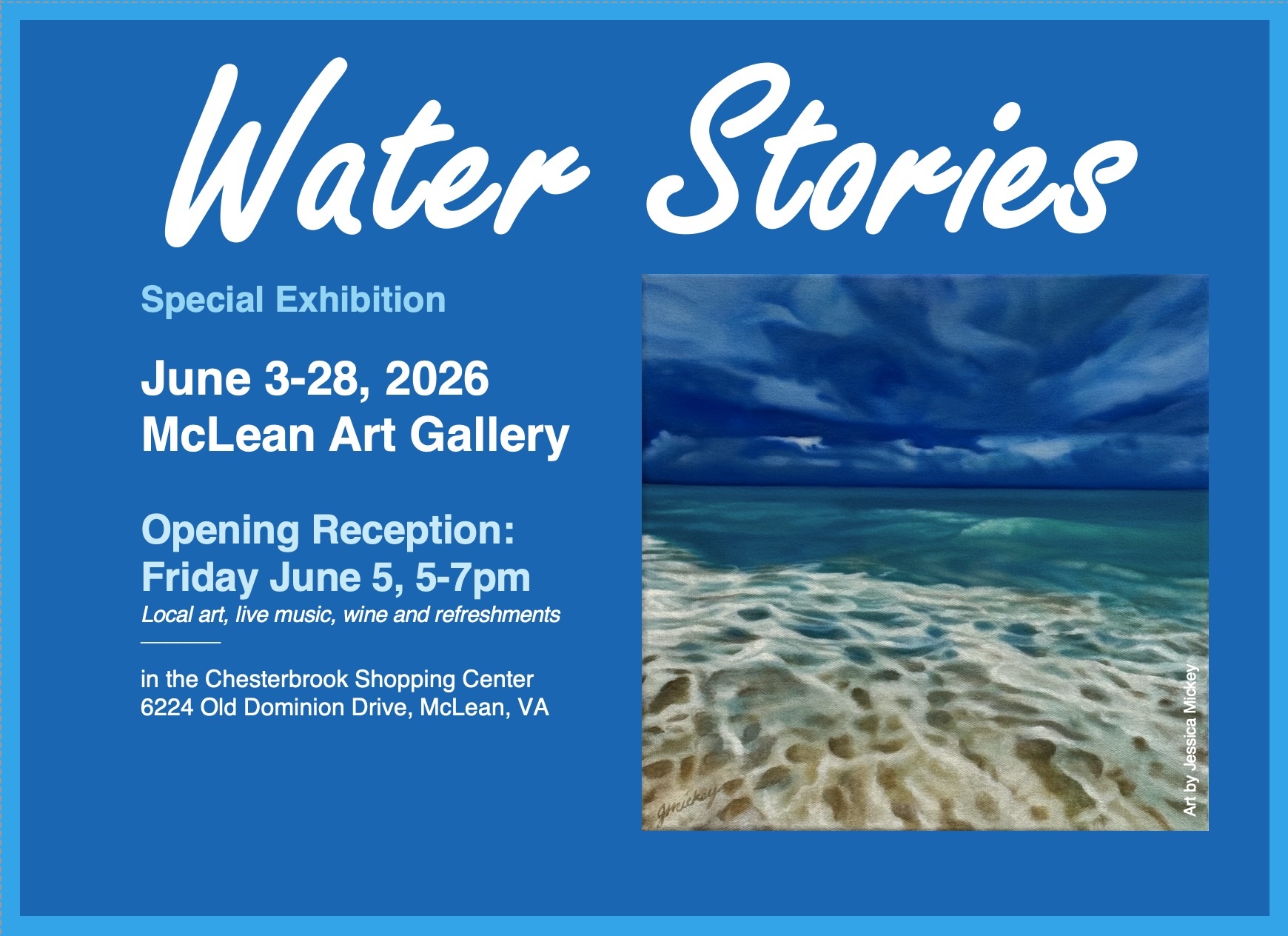 Reception: June Show & Special ‘Water Stories” Exhibit