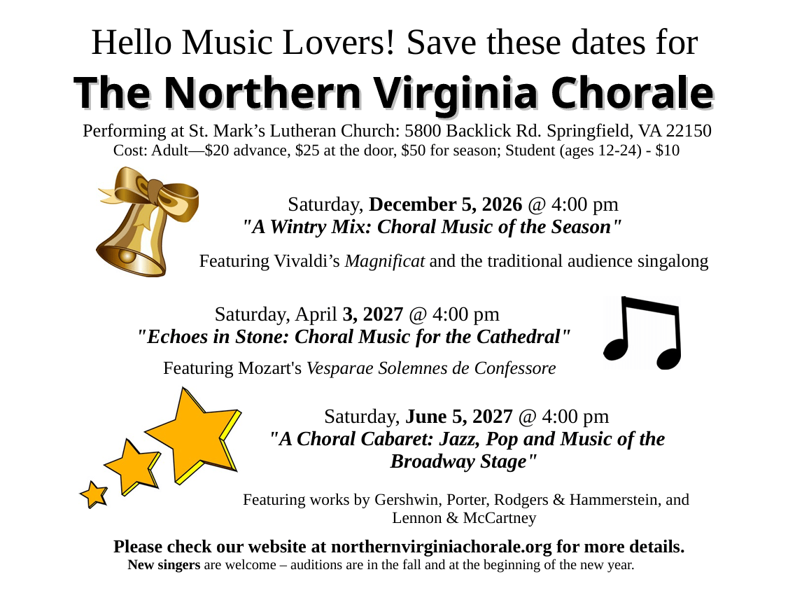 A Wintry Mix: Choral Music of the Season
