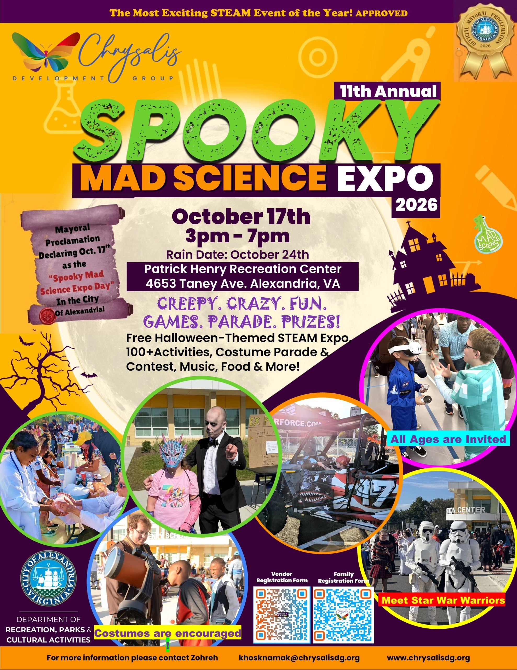 11th Annual Spooky Mad Science Expo: A Little Halloween. A Lot of Science
