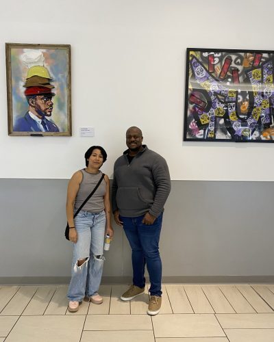 Isabella Merlos and Jován Bethel at Springfield Town Center